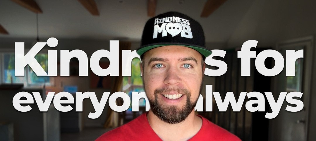 Tyler, founder of The Kindness Mob